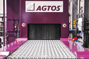 Picture for category AGTOS Wire mesh conveyor shot blast machine