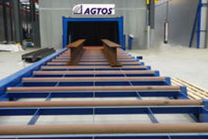 Picture for category AGTOS Roller conveyor blast machine