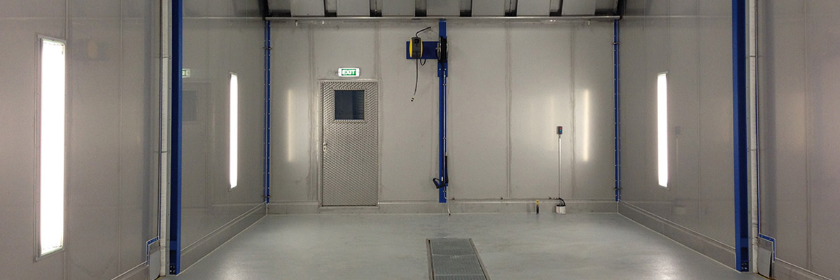 Blästersystem, Förbehandlingssystem, blästring målning, målning, SLF Bläster, SLF Målning, SLF Förbehandling