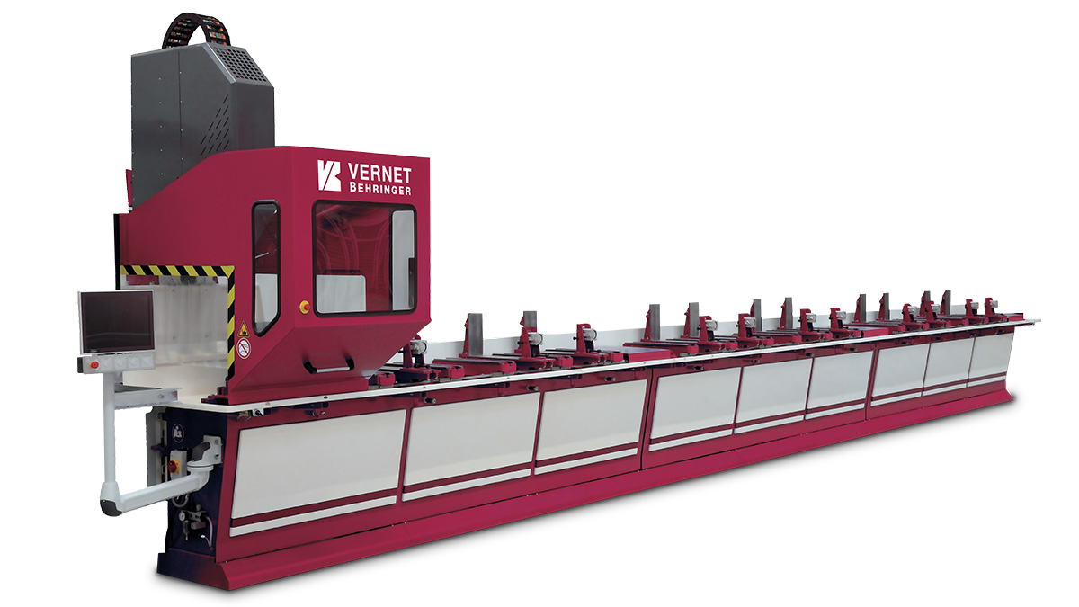 Vernet Behringer HDL mono-spindle profile drilling machine